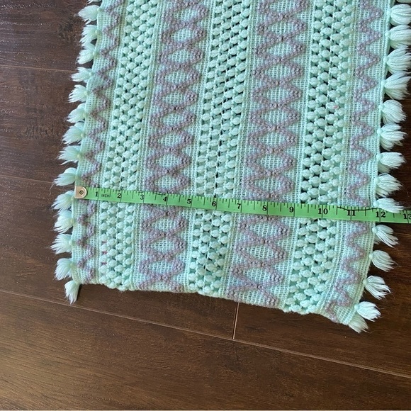 Justice Green and Gray Knit Scarf - Picture 5 of 8